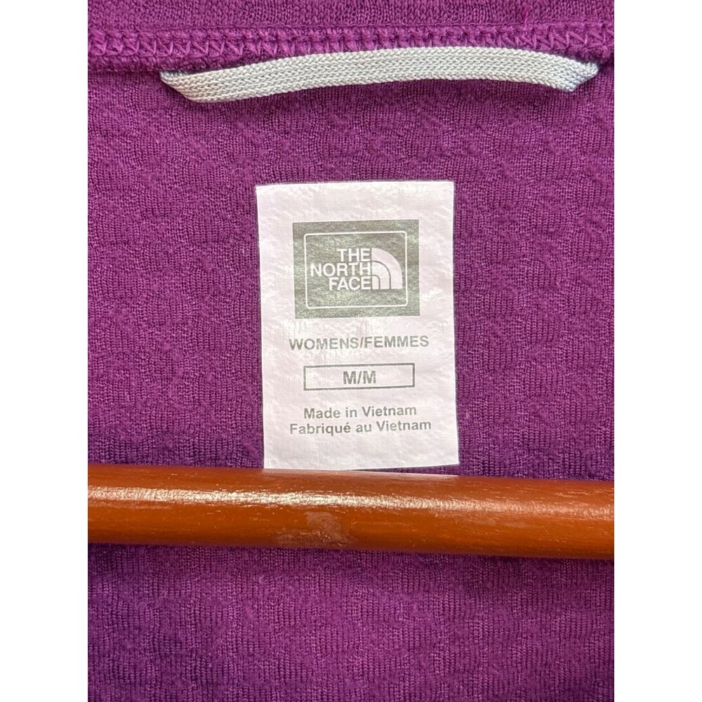 The North Face Womens Vaporwick Long Sleeve Purple Shirt M - Picture 4 of 7